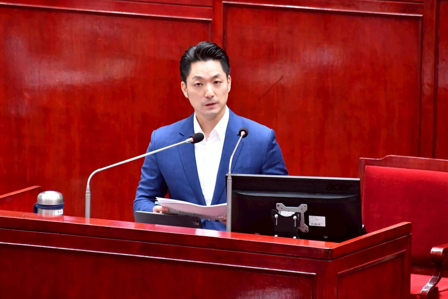 赴議會報告114年度追加（減）預算案及115年度總預算案　臺北市長蔣萬安宣布輝達海外總部落腳北士科