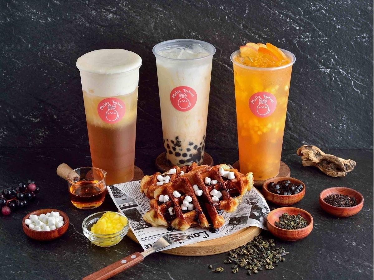 士林社子下午茶團購 原葉茶「慕夏茶王」＋可頌鬆餅熱門組合