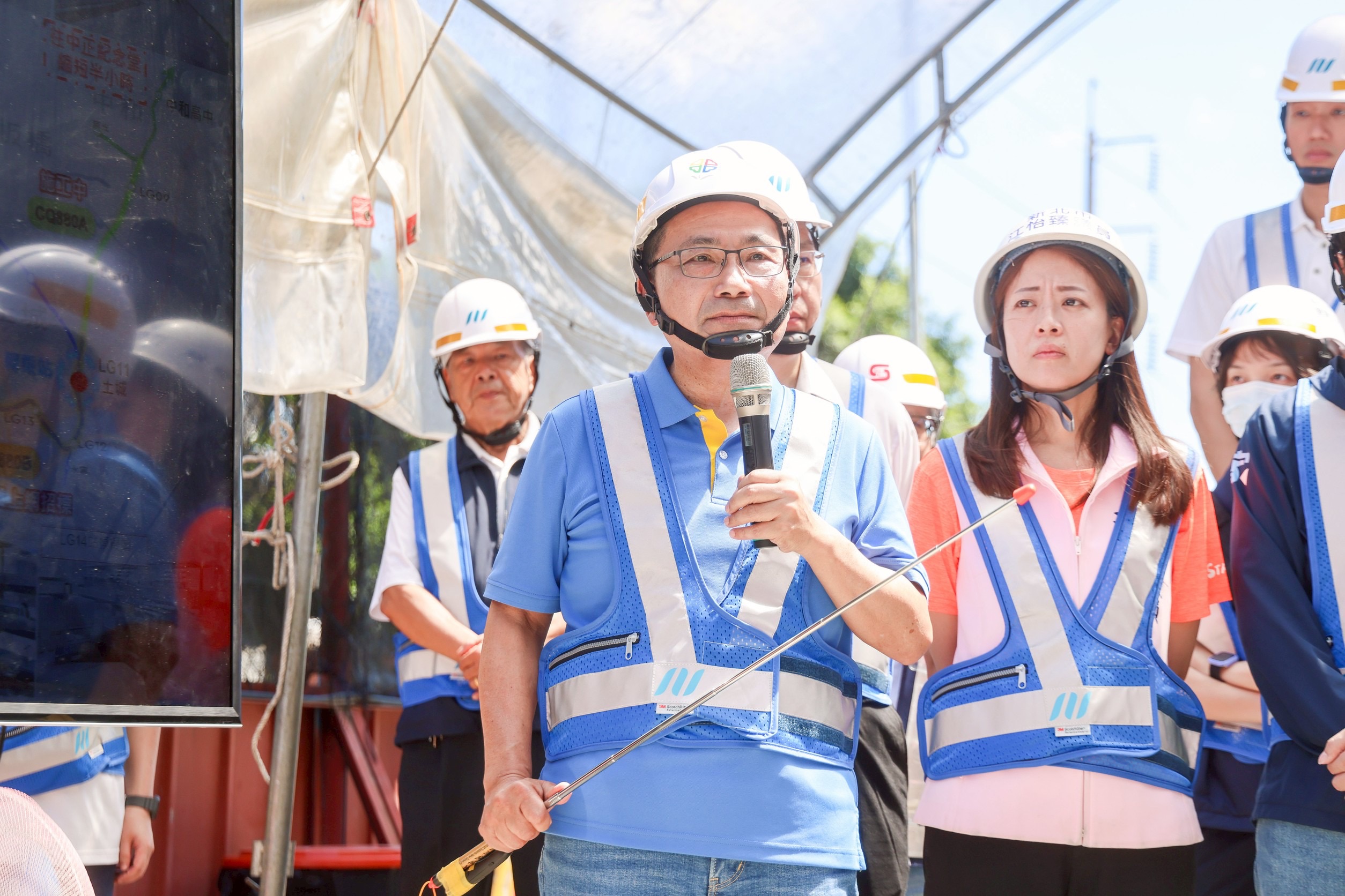 捷運進度曝光！土城樹林線已完成近四成工程 侯友宜市長親赴工地督軍 催中央核定財務計畫