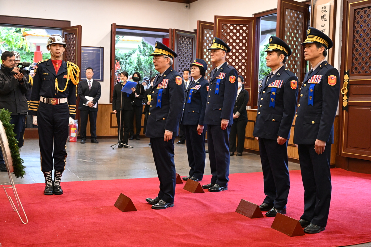 警政署舉行春祭典禮弔祭警察英靈