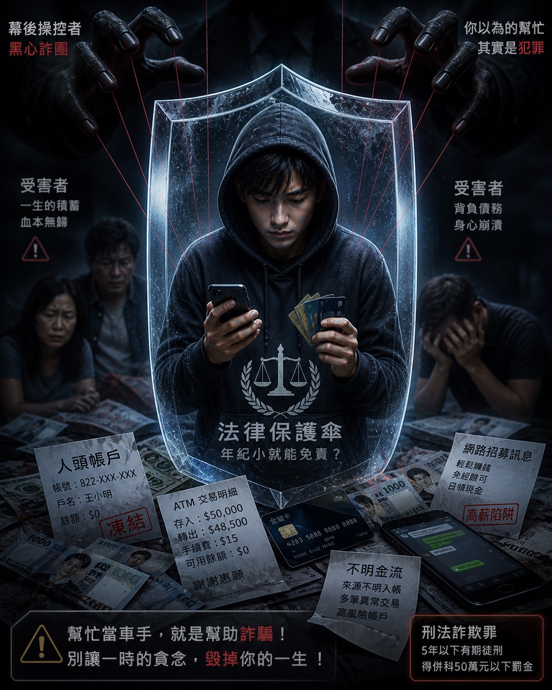 被設計的免責：未成年如何成為詐騙鏈的關鍵節點
