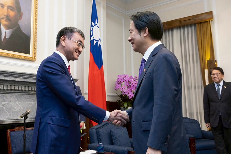賴清德總統接見日本前外務大臣河野太郎眾議員　盼以EPA與CPTPP深化臺日經貿合作夥伴關係　共同推動全球產業發展