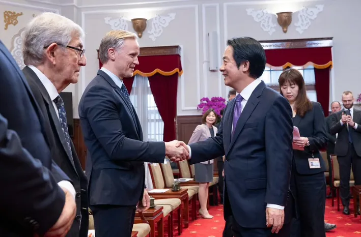 賴清德接見福爾摩沙俱樂部訪團　台歐聚焦AI、半導體與民主供應鏈合作