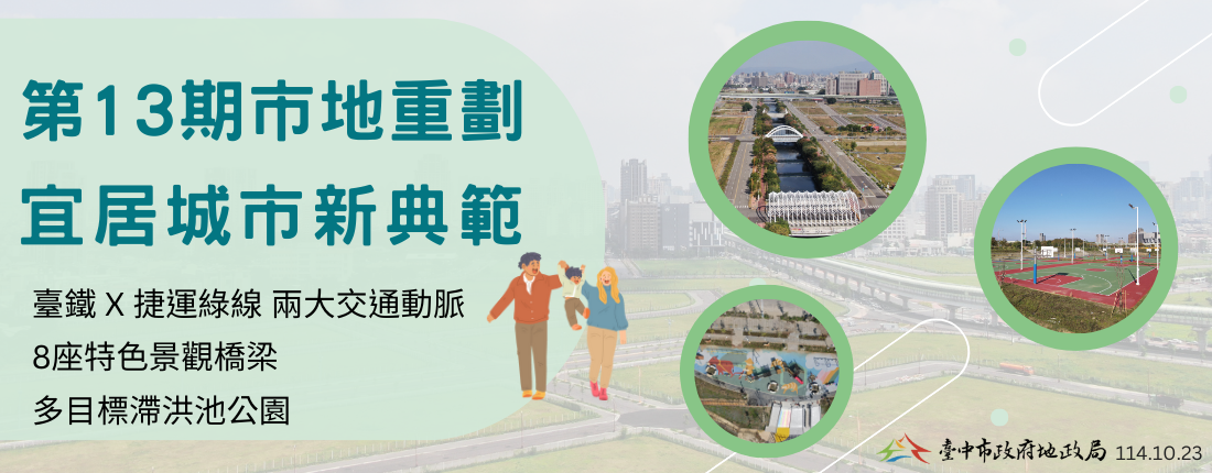 邁向更宜居城市！臺中市地政局推動大慶、美和庄與大里杙重劃案　共創建設城市新風貌藍圖