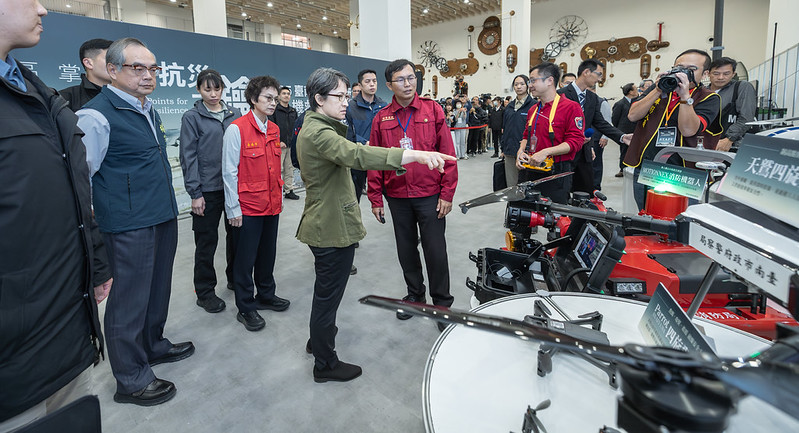 從展演到實戰　蕭美琴副總統見證產官研合作無人機救災韌性展演　運用科技提升防災及防衛韌性與救災成果