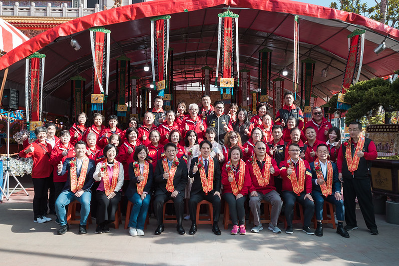 賴清德總統出席五股賀聖宮謝土祈安三朝清醮大典，宣布首次出訪太平洋友邦，深化臺灣國際關係