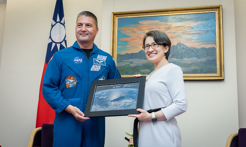 蕭美琴副總統接見美國太空總署太空人林琪兒醫師 強化太空科技合作打造全球太空發展重要夥伴角色