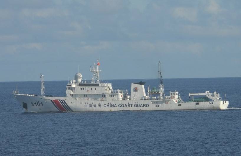 中國海警船東沙挑釁　海巡台南艦全程壓制　堅守東沙國家公園水域