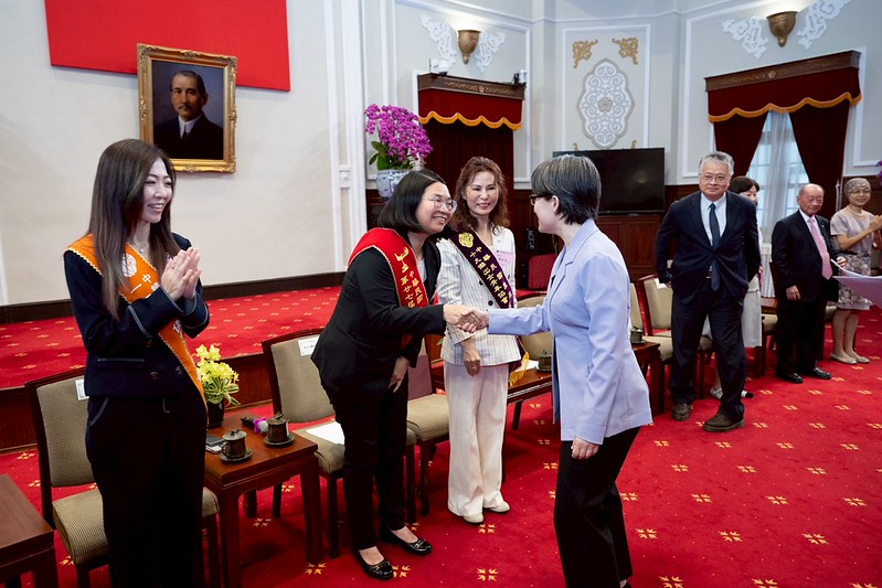 蕭美琴副總統接見傑出女青年　盼跨領域女性人才自信面對世界、成為推動臺灣前進的重要力量
