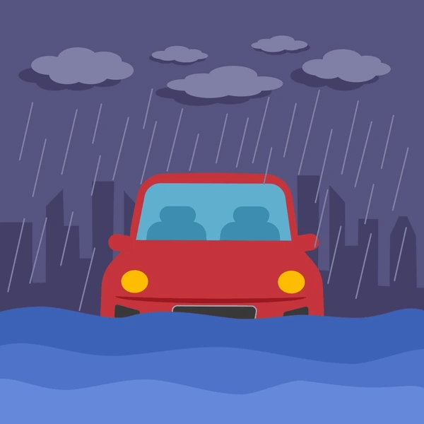 暴雨來襲 專家教你如何安全通過積水路段