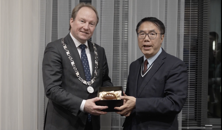 臺南市長黃偉哲歐洲外交展成果　訪阿梅爾深化歷史情誼並推動臺荷高科技產業鏈連結