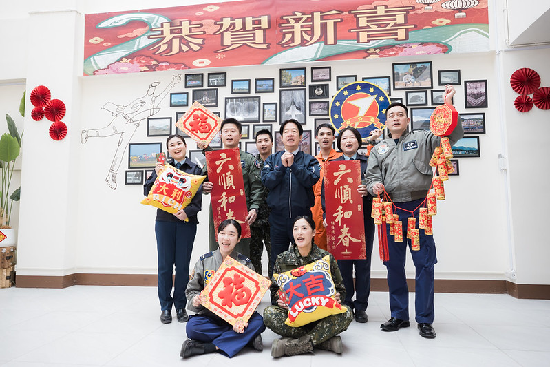 賴清德總統春節勗勉東部國軍部隊，感謝守護國家安全不間斷，盼朝野支持國防預算！