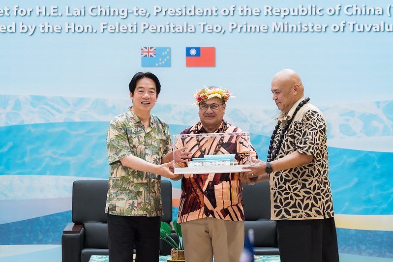 總統賴清德出席吐瓦魯戴斐立總理國宴，期盼開啟合作新機會