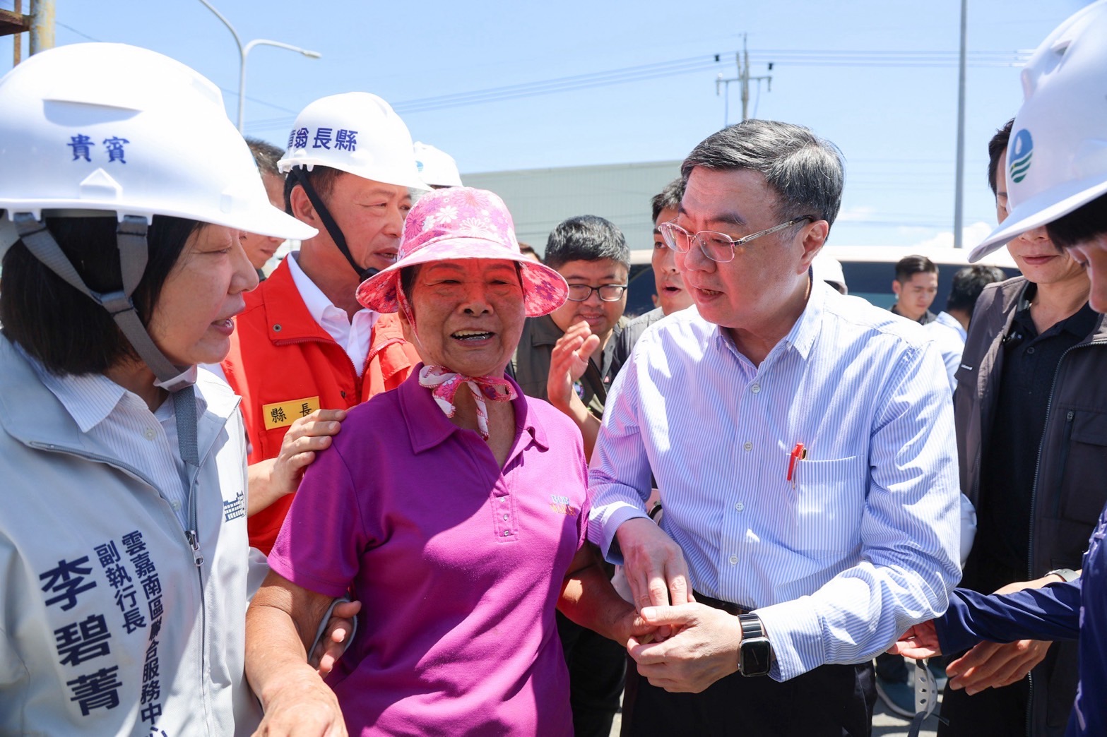 行政院長卓榮泰親赴嘉義視察災後復原：復建加快 協助民眾恢復正常生活及農業復耕