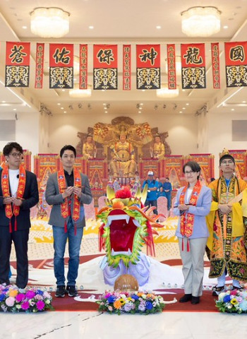 蕭美琴副總統出席臺北母娘文化季保民遶境嘉年華　推動公私協力打造嚴密安全防護體系