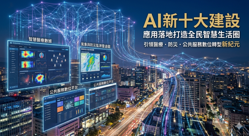 AI新十大建設全面推動應用落地　引領公共服務數位轉型新紀元
