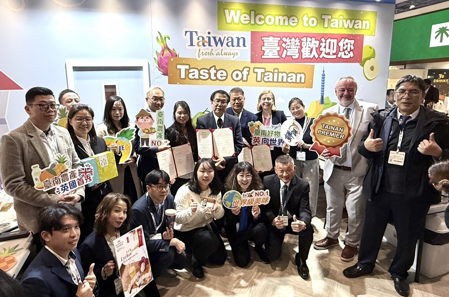 一試成主顧！臺南農產進軍英國食品展，黃偉哲：首戰獲1億5千萬商機！