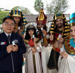 臺南奇美博物館《埃及之王：法老》展覽突破逾15萬人次參觀　清明連假推出限量Q版法老貼紙活動吸引民眾