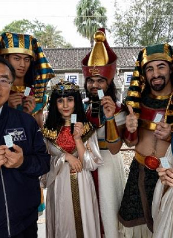 臺南奇美博物館《埃及之王：法老》展覽突破逾15萬人次參觀　清明連假推出限量Q版法老貼紙活動吸引民眾