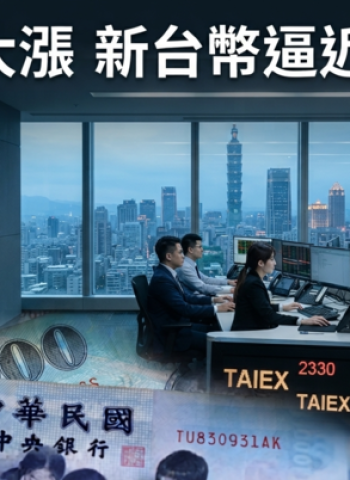 股匯雙漲推升台幣！新台幣升破32.2元關卡　外資信心回升、32元大關成下一道觀察線