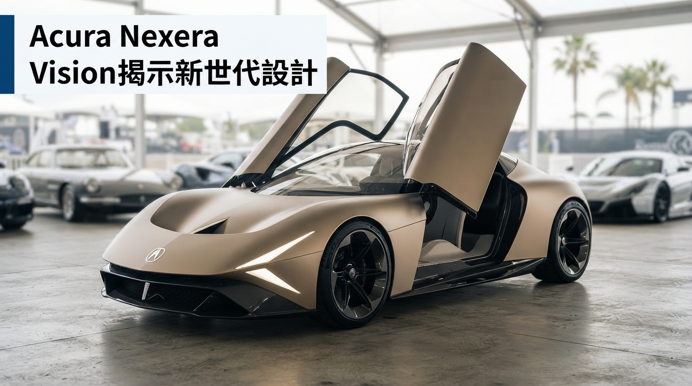 Acura Nexera Vision美國加州亮相　全新設計語彙提前預告第四代RDX Hybrid