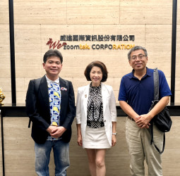 中正企管黃正魁主任拜會威進國際張力潔總經理　探索產學合作與AI教學發展