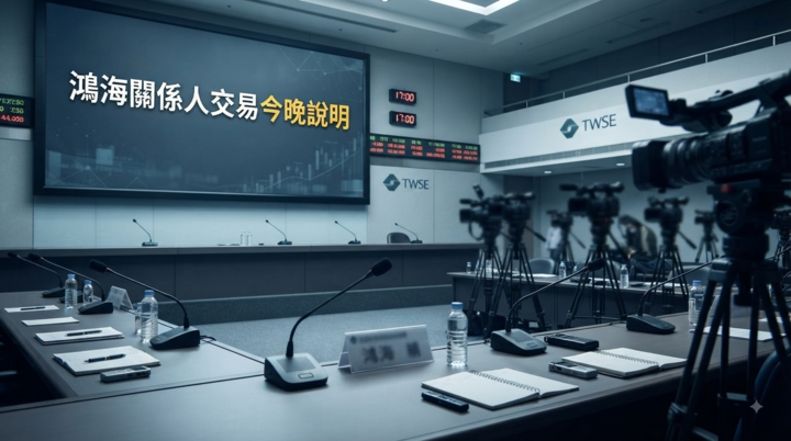 鴻海關係人交易引市場關注　證交所公告下午5點半召開重訊記者會說明