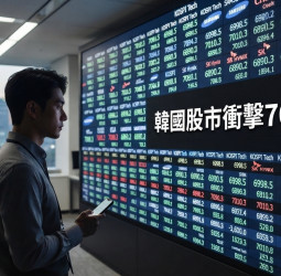 韓國股市衝擊7000點！SK海力士、三星電子領軍大漲2.42%　日經指數高檔震盪