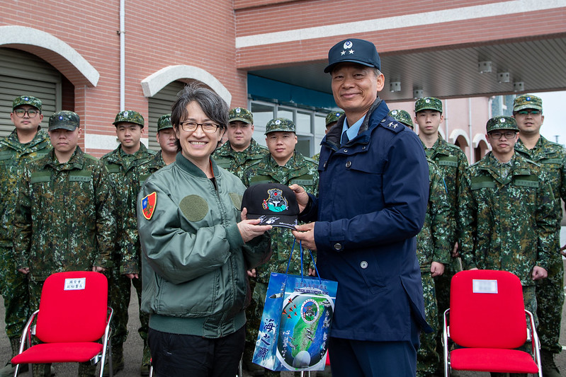 蕭美琴副總統勗勉新竹空軍部隊　感謝官兵全年無休守護國家安全的辛勞