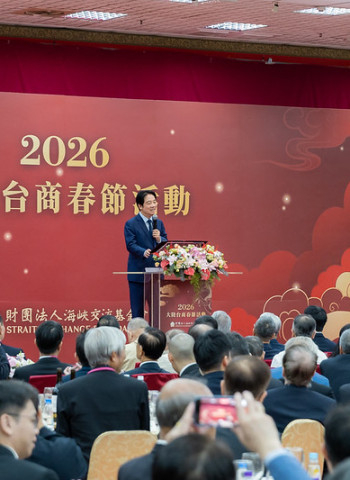 賴清德總統在大陸臺商春節活動指出　科技與傳產雙引擎將成經濟成長關鍵動能