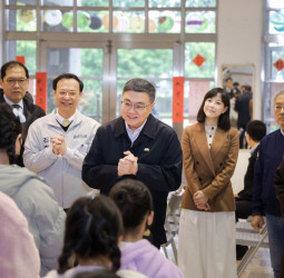 行政院長卓榮泰走入宜蘭幸夫愛兒園　以民間力量強化社會安全網2.0　照顧育幼院童與弱勢兒少