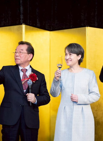 蕭美琴副總統現身日本天皇華誕慶祝酒會　盼以臺日合作共同守護區域和平穩定