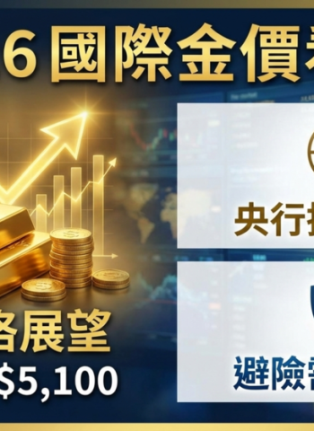 李豫伯教授：避險需求推動資金轉向黃金，央行買盤強勁延續，2026年國際金價趨勢看多