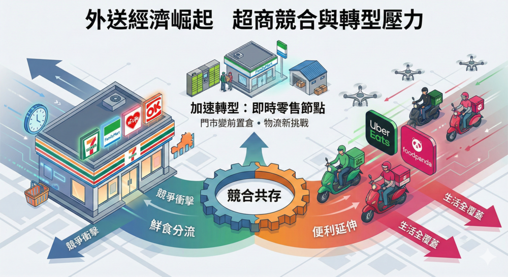 李豫伯教授：超商營運面對外送經濟崛起挑戰　透過競合策略尋求零售新商業模式突破