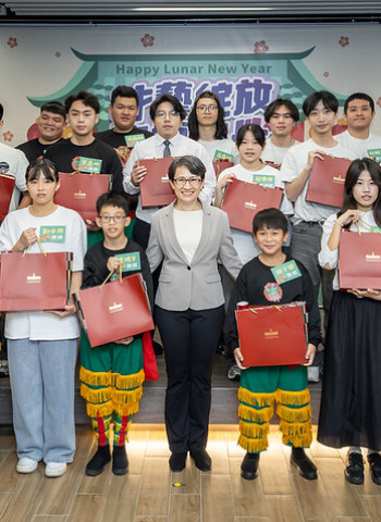 家扶基金會活動中　蕭美琴副總統強調青年百億海外圓夢計畫鼓勵青年走向國際舞台