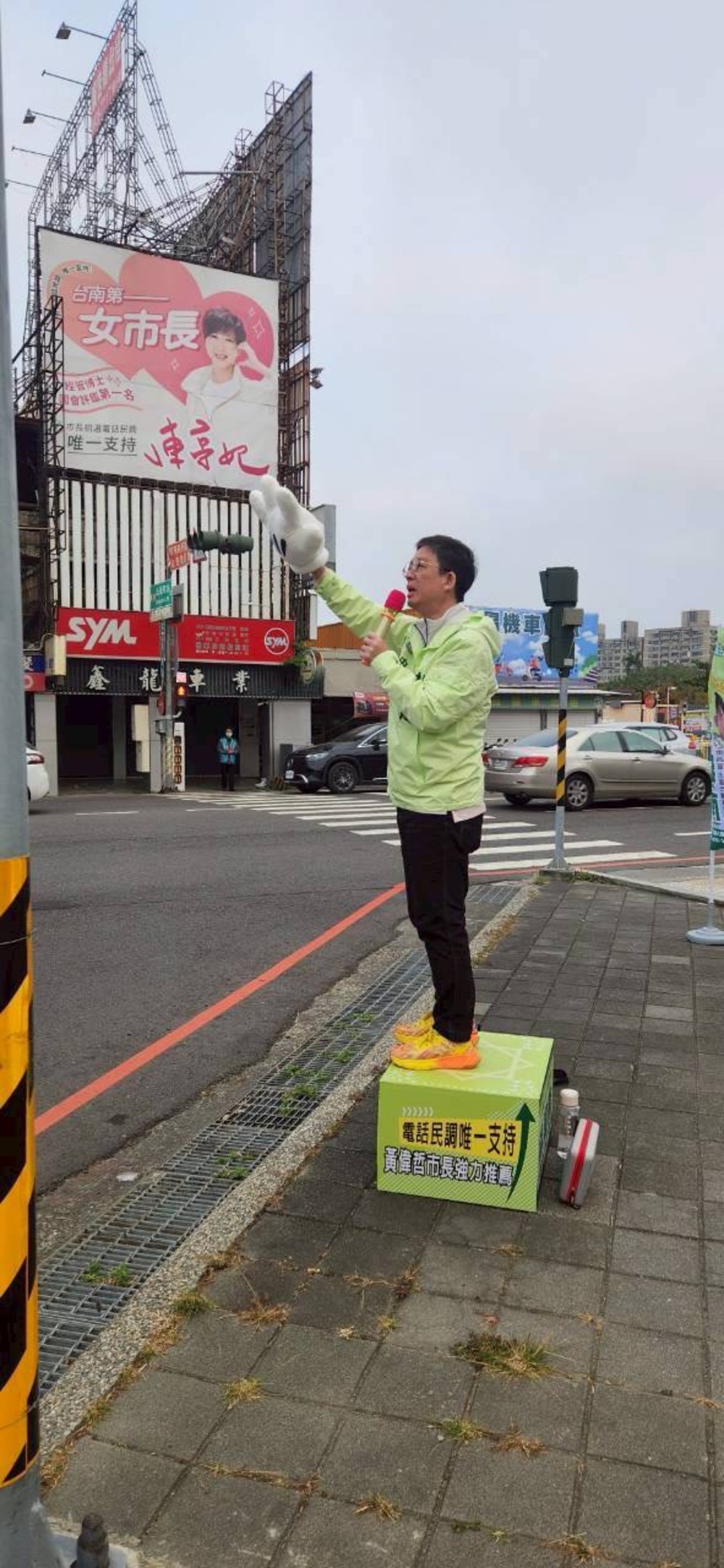 民進黨臺南第8選區初選白熱化　林建南重返選戰上街頭密集基層拜票