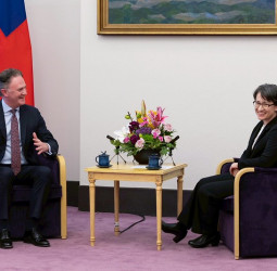 蕭美琴副總統接待美國CIPE訪問團 強化社會韌性推動臺灣經濟永續成長