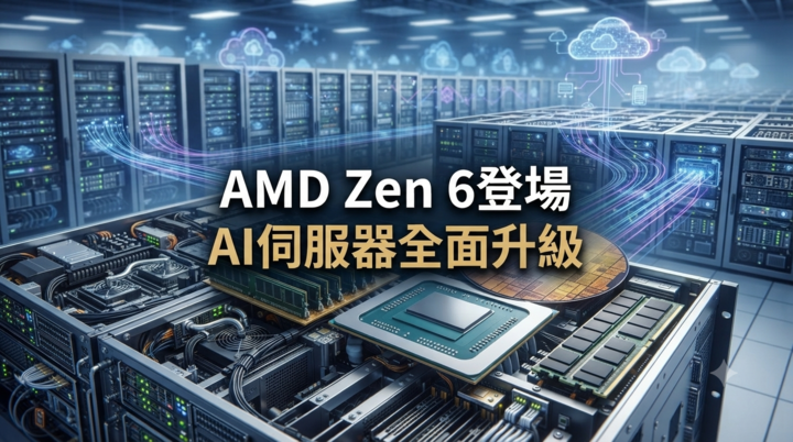 AMD Zen 6正式亮相　EPYC Venice採台積電2奈米製程搶攻全球AI伺服器市場