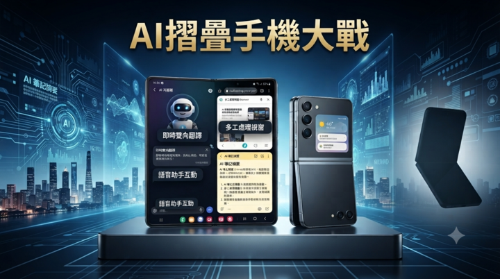 三星Galaxy Z Fold8系列登場掀AI摺疊手機大戰　蘋果Fold iPhone傳將加入高階市場競爭