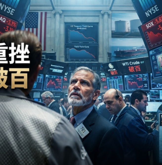 美股四大指數全面收黑　Alphabet、特斯拉重挫與布蘭特原油站上100美元衝擊華爾街