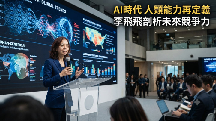 李飛飛談AI時代生存法則：史丹佛「AI教母」揭示人類競爭力將從知識轉向AI協作能力