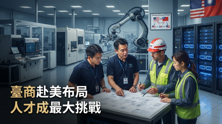 臺商赴美投資信心調查出爐！AI供應鏈加速全球布局　企業曝最大挑戰不是資金而是人才
