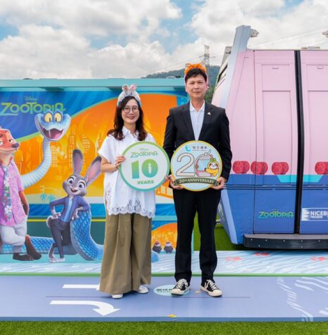 貓空纜車攜手《動物方城市》打造臺北夏季新景點　百臺彩繪車廂與限定水晶車廂正式亮相