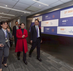 聯邦快遞桃機轉運中心正式啟用　蕭美琴副總統：強化臺灣全球物流樞紐地位　推動國際經貿連結再升級