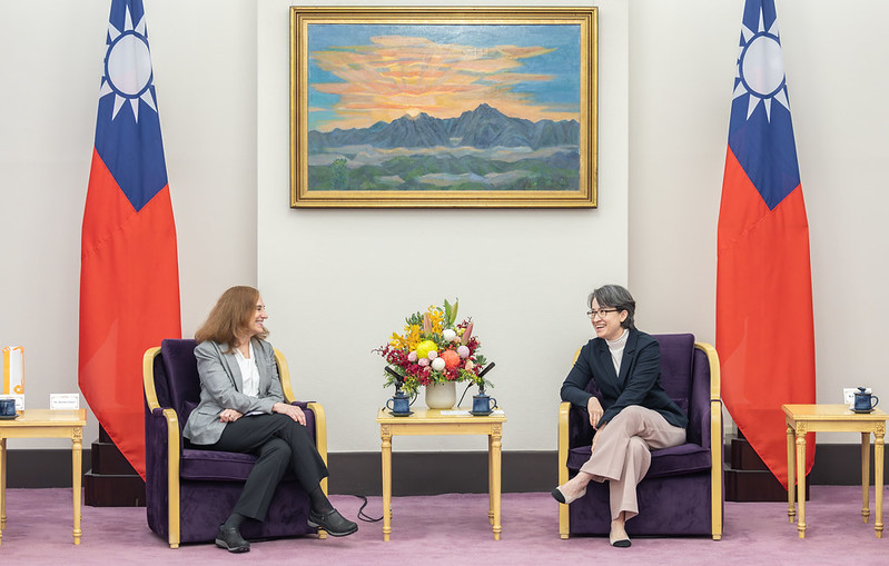 蕭美琴副總統接見德國馬歇爾基金會訪團　談以韌性為核心深化臺美歐民主夥伴合作布局