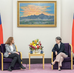 蕭美琴副總統接見德國馬歇爾基金會訪團　談以韌性為核心深化臺美歐民主夥伴合作布局