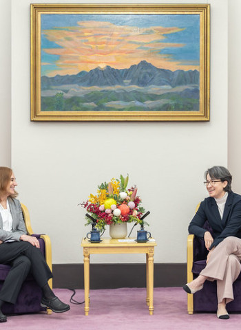 蕭美琴副總統接見德國馬歇爾基金會訪團　談以韌性為核心深化臺美歐民主夥伴合作布局