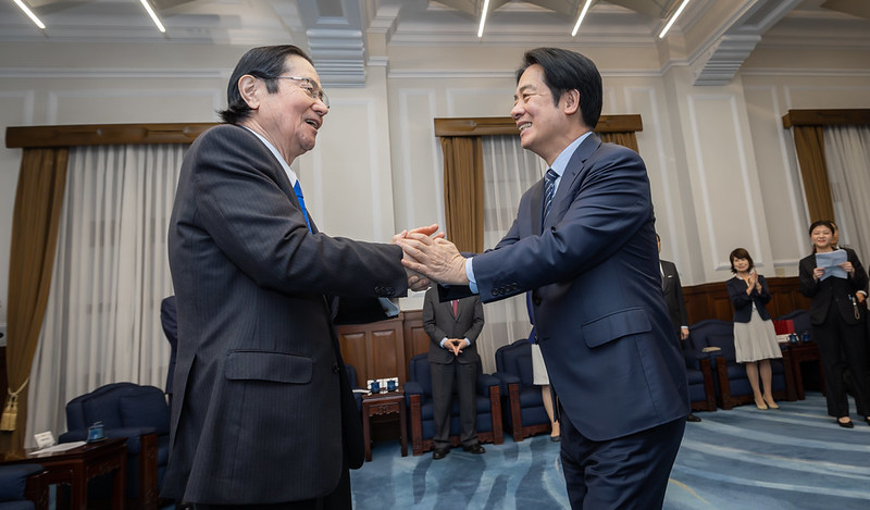 賴清德總統會見日本台灣親善協會衛藤征士郎會長　推動臺日交流合作升級帶動區域經濟發展