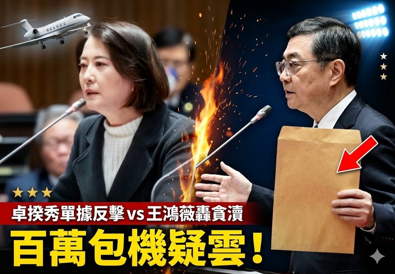 立院十分鐘激戰！藍委王鴻薇質疑行政院長卓榮泰赴日看WBC經典賽自費包機百萬貪瀆 牛皮紙袋單據曝光