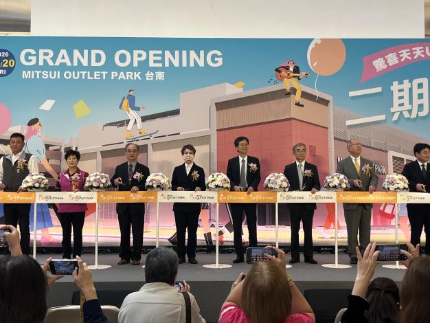 臺南三井Outlet Park二期開幕　50家新店舖帶來多元化全新購物體驗